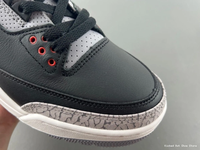 Kick Theory DN3707-010 Cement 3 Air Black Jordan 0822